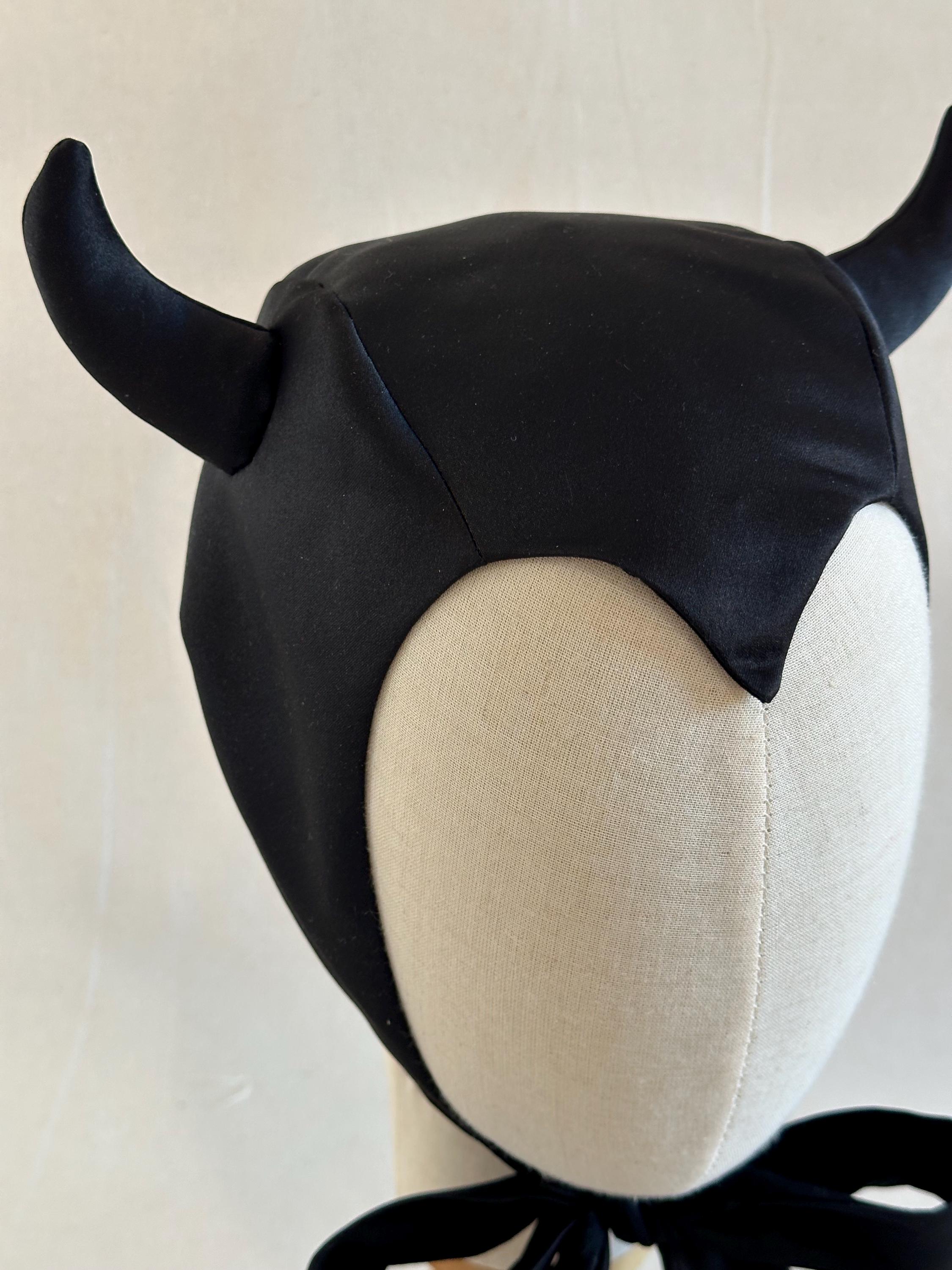 Devil Bonnet (black Satin) - Etsy