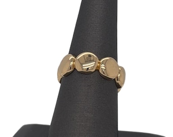 14K Gelbgold Bubble Ball Ring