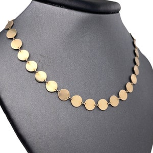 14K Solid Yellow Gold High Polished Specialty Chain, Shiny, High Polish, Yellow Gold, Statement Piece Specialty Chain
