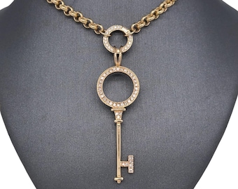 Triangle Gold Key Gold Key , Gold Triangle 14K Yellow Gold Triangle Key Charm Pendant ...