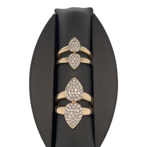 14k Solid Yellow Gold Signature Diamond Ring, Diamonds, Diamond Ring, Yellow Gold, Statement Piece Ring, Diamond Cocktail Ring, Jewelry