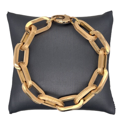 18K Yellow Gold Filled Parrot Lobster Clasp Finding Open Jump Ring Sz 13mm - Foto 10