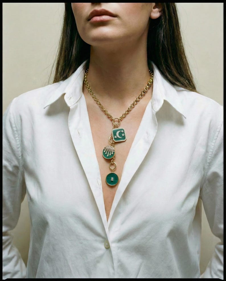 14K Italian Gold Belcher Rolo Link Chain image 12