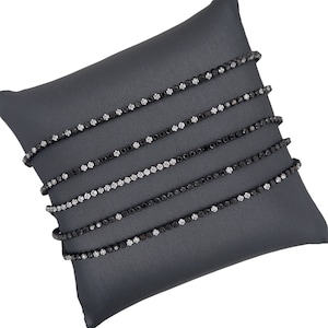 14K Gold, Black Rhodium, Diamond, Black Diamond, Tennis Bracelets, Jewelry