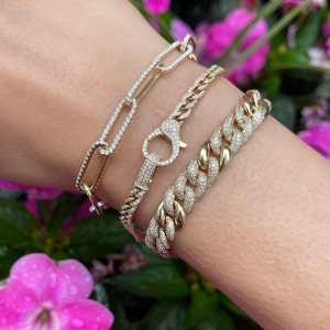 crazy in lock bracelet