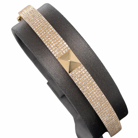 Diamond Spike Bangle Bracelet – Five Star Jewelry Brokers