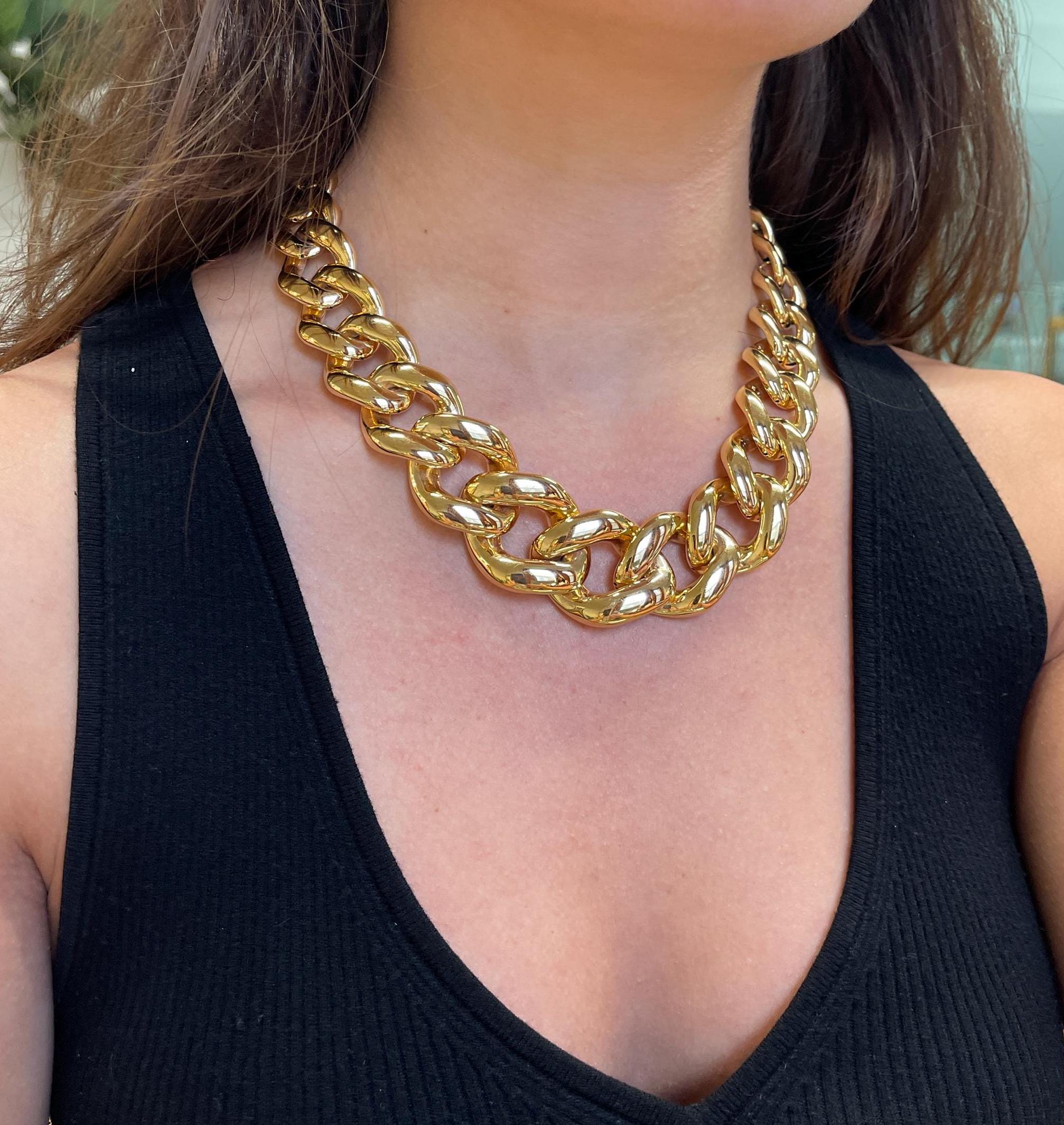 Collane Collana a Catena da Donna in Oro 18 Carati Lunghezza: 45 cm 2,7g