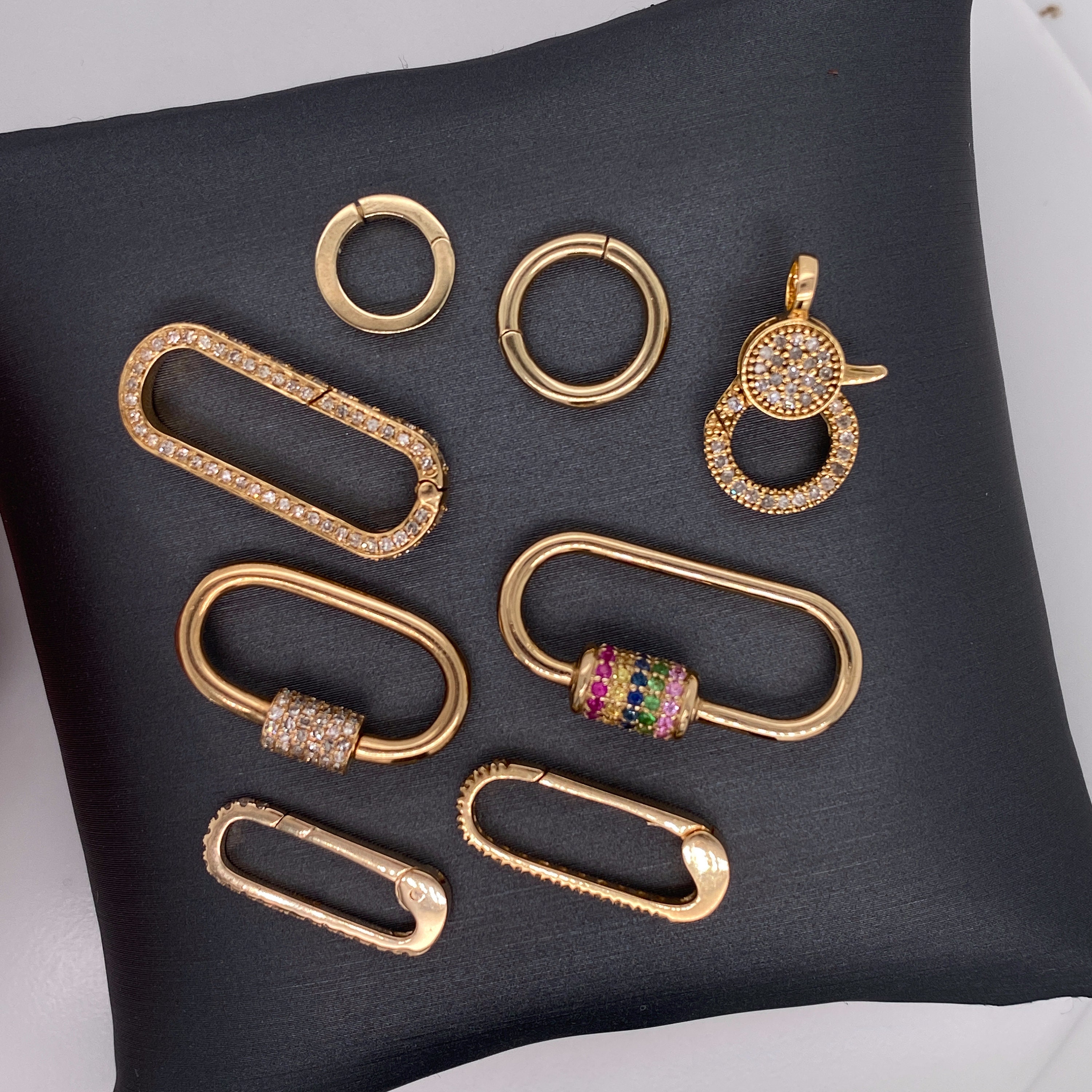 14 K Yellow Gold Connector For Chains 14 K Gold Connector Etsy