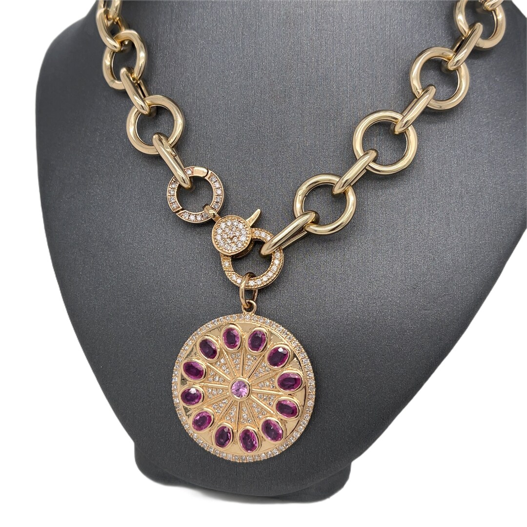 Lionheart™ Signature 14K Solid Gold Lionheart™ serenity Amulet Charm