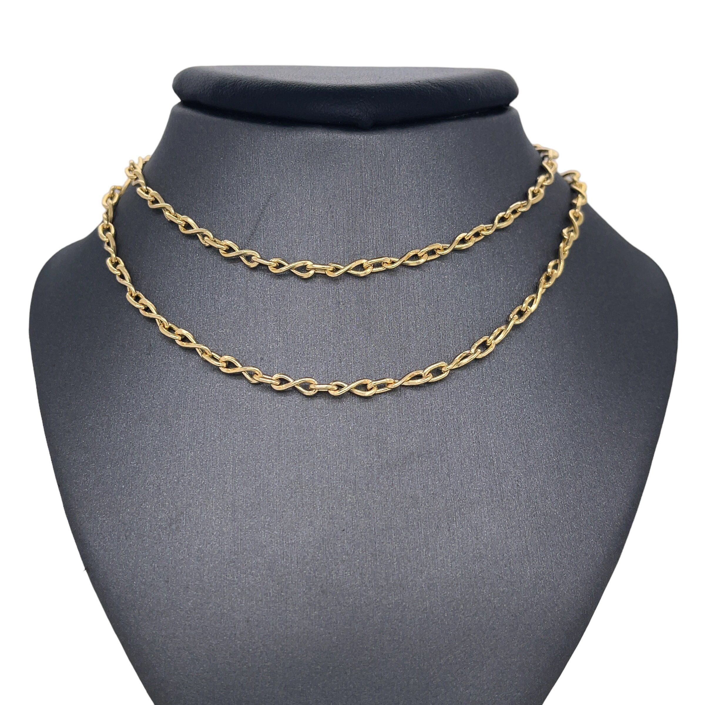 Infinity Clips- Necklace Shortener, Large Gold w/ Security Clasp, Chain Shortener, Clasp for Necklace, Necklace Shorten