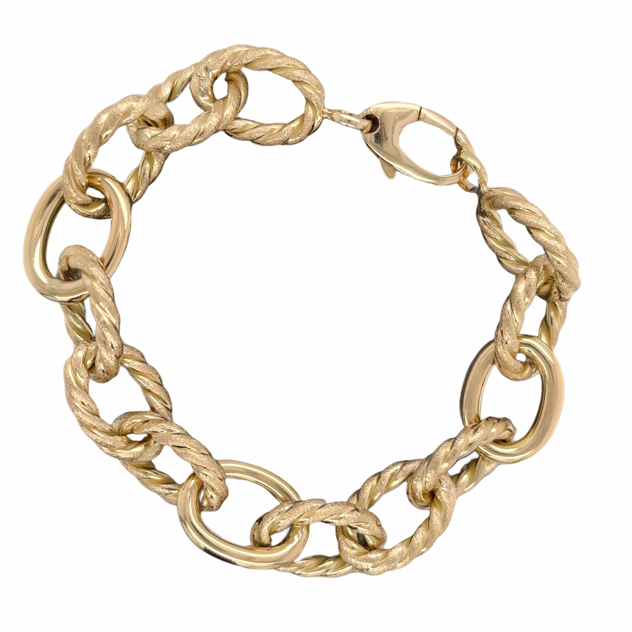 14k-italian-gold-oval-links-polished-and-braided-etsy