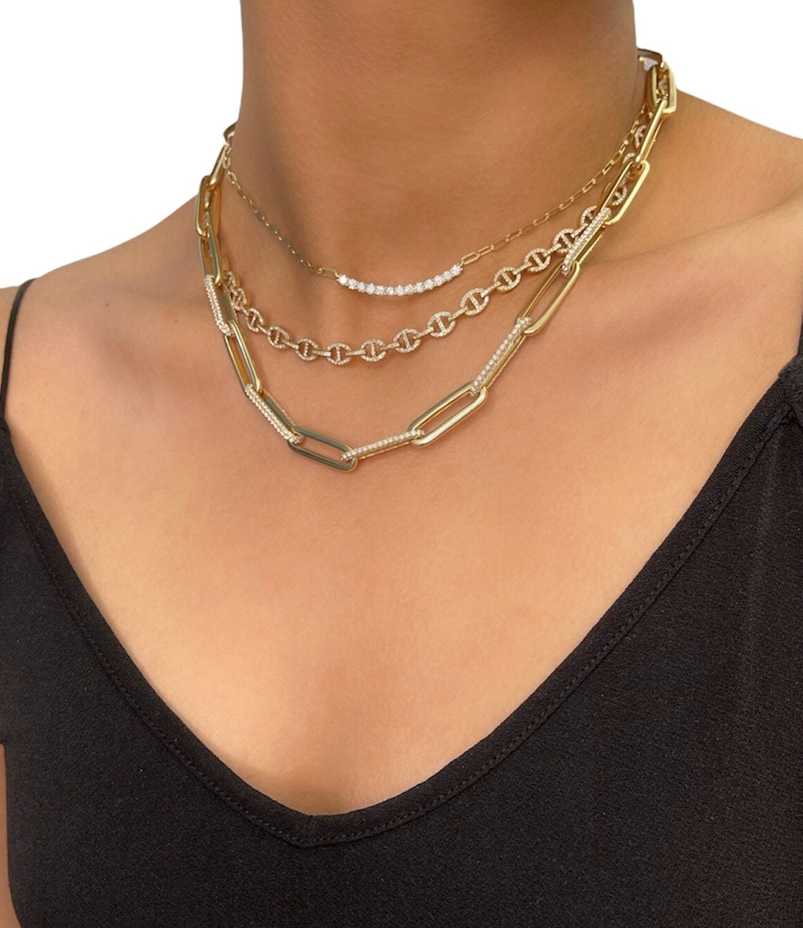 Diamonds Full Diamond Mariner Link 