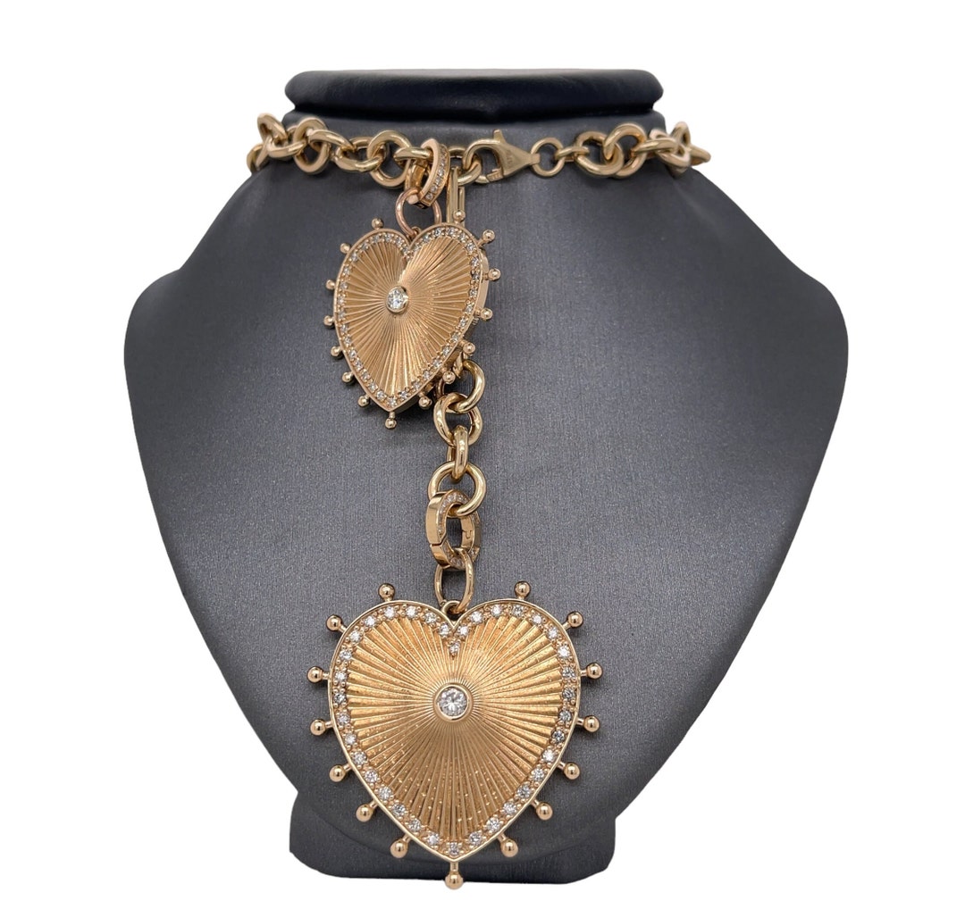 Lionheart™ Signature cassandane 14K Solid Gold Etsy