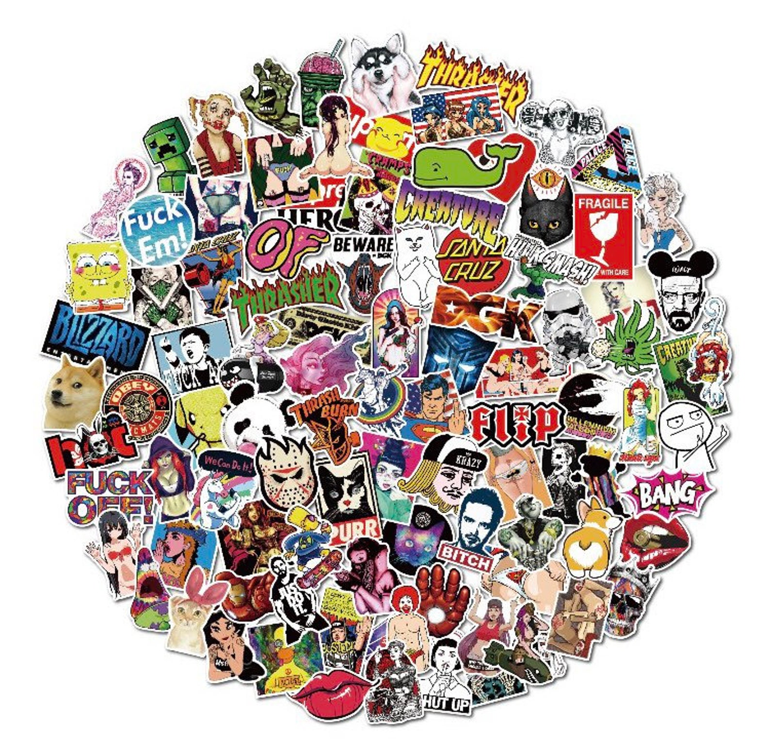 Sticker bomb pack sticker Bomb stickers sticker bombing Etsy