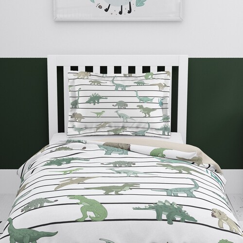 Dinosaur Bedding Set Twin Bedding Set Boys Bedding Kids Etsy