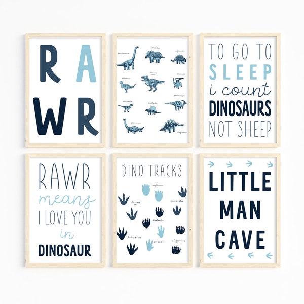 Dinosaur Nursery Prints - Etsy