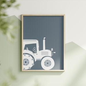 Tractor Print, Tractor Wall Art, Farmhouse Decor, Boys Room Decor, Vehicle Wall Art, Nursery Printable