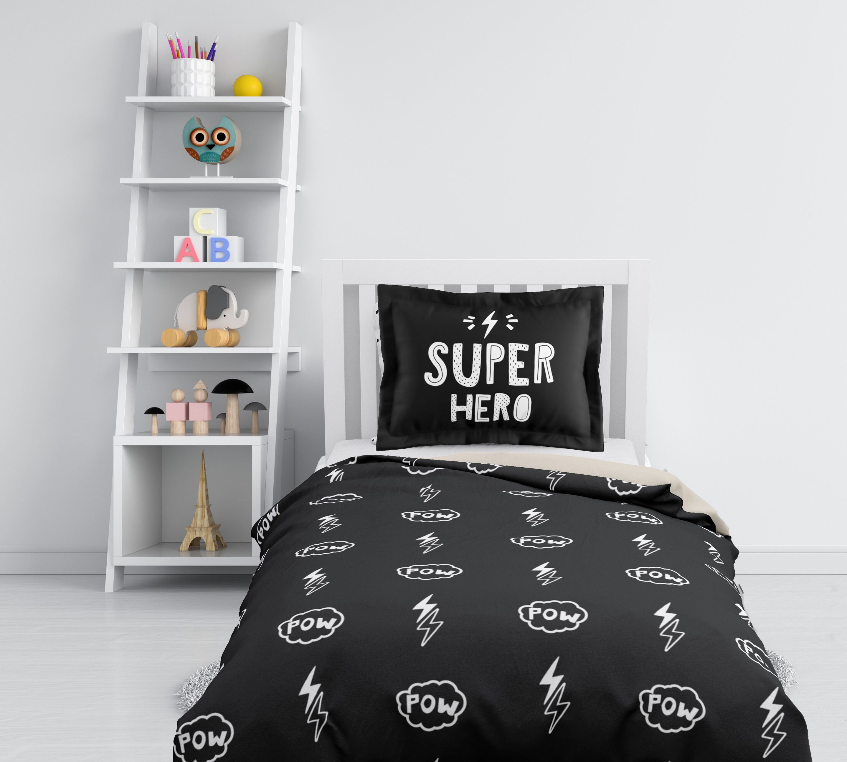superhero bedding