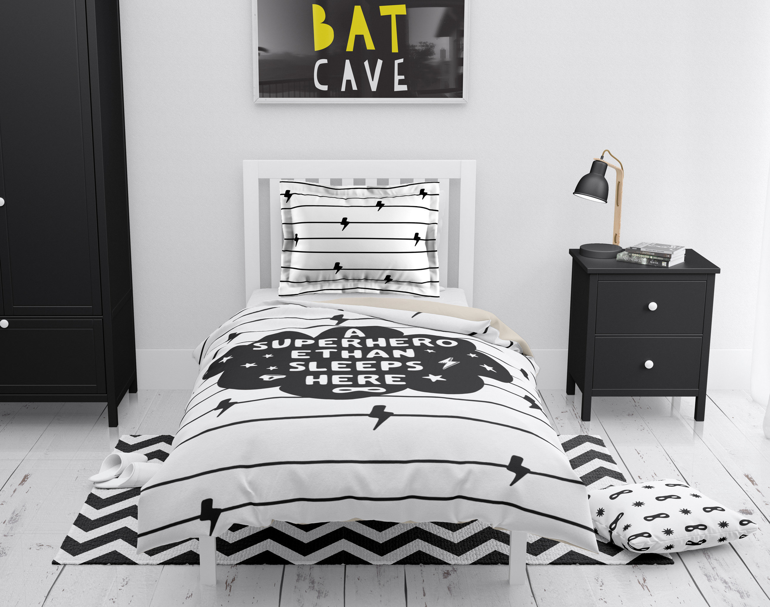 superhero bedding set