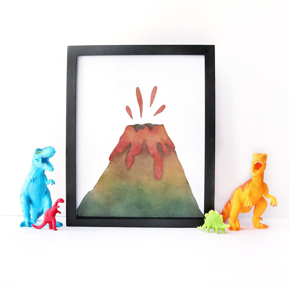 Set of 6 Dinosaur Nursery Print Baby Room Wall Art Dino | Etsy