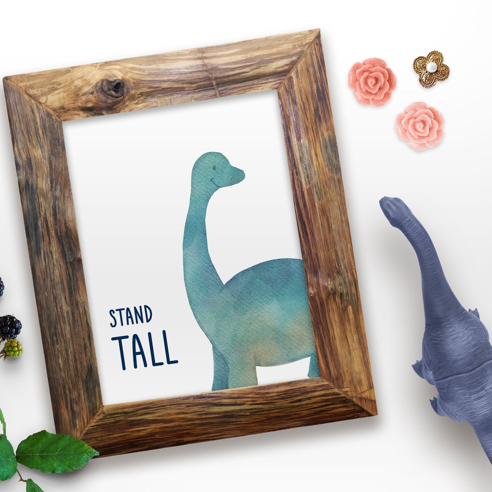 Set of 6 Dinosaur Nursery Print Baby Room Wall Art Dino | Etsy