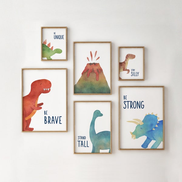 Dinosaur Nursery Prints - Etsy