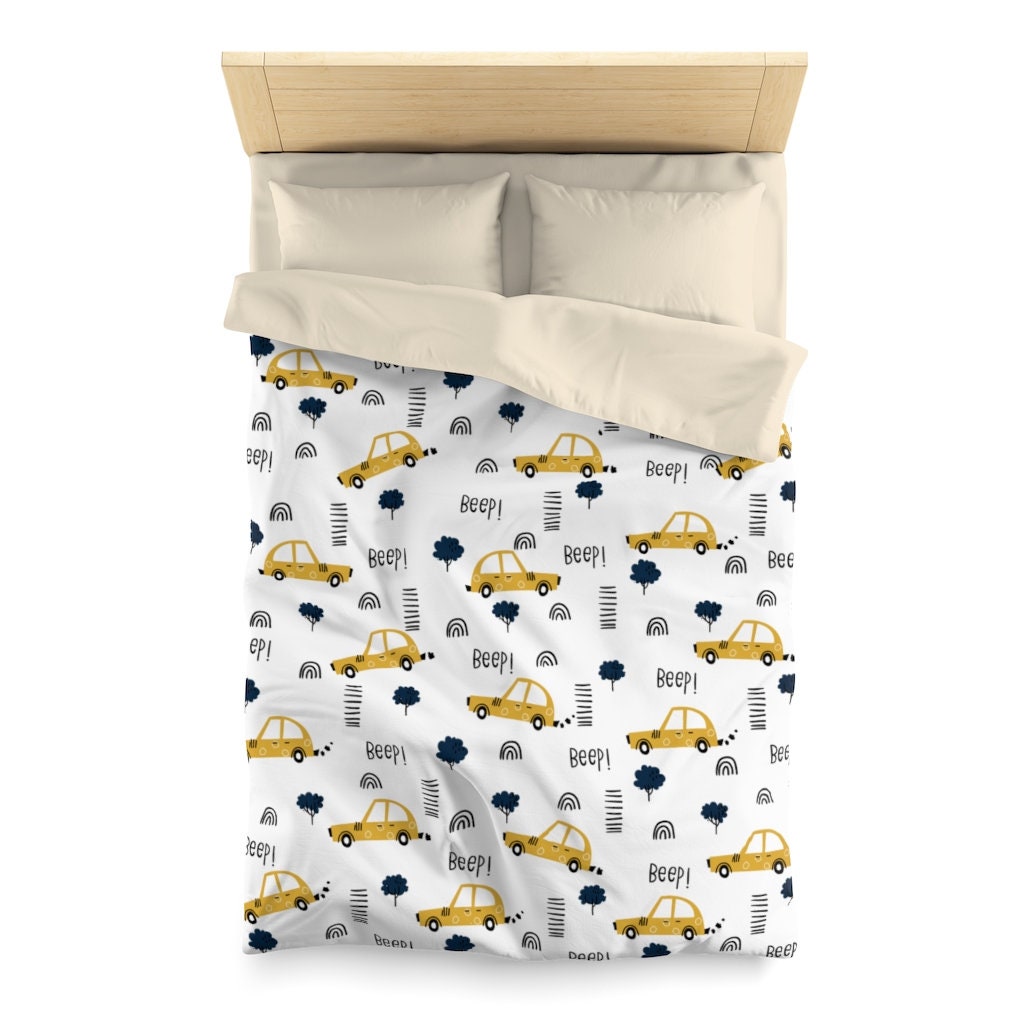 Cars bedding set Twin size duvet cover Boys bedding Boys Etsy