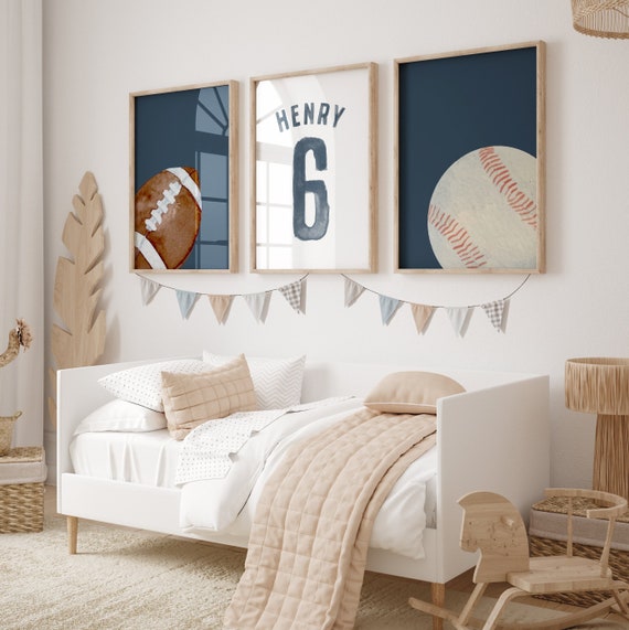 kids baseball bed