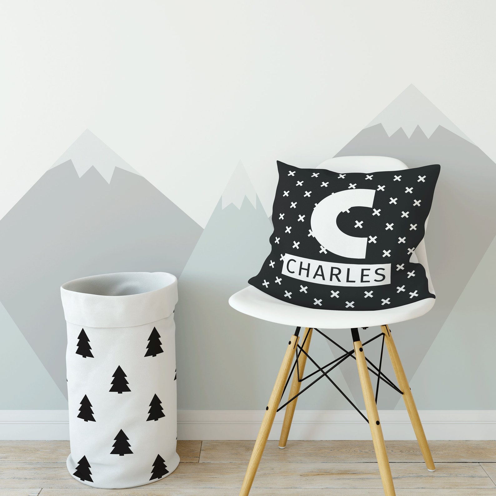 Toddler boy pillowcase Baby room pillow Nursery decor boy Etsy