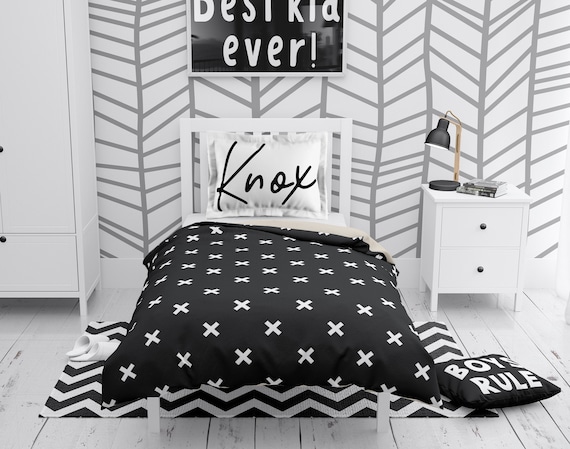 modern boys bedding