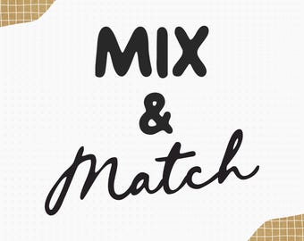 Mix and Match Any Listing from our Shop, Choose 1 to 6 Prints | 12 Size Options