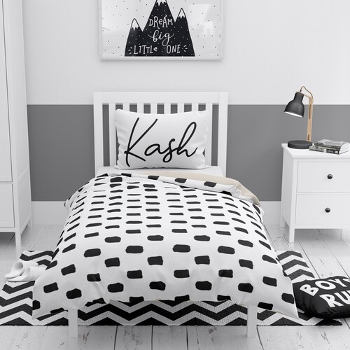 Black and White Cow Duvet Cover Set Soft Summer Bedding Sets Etsy