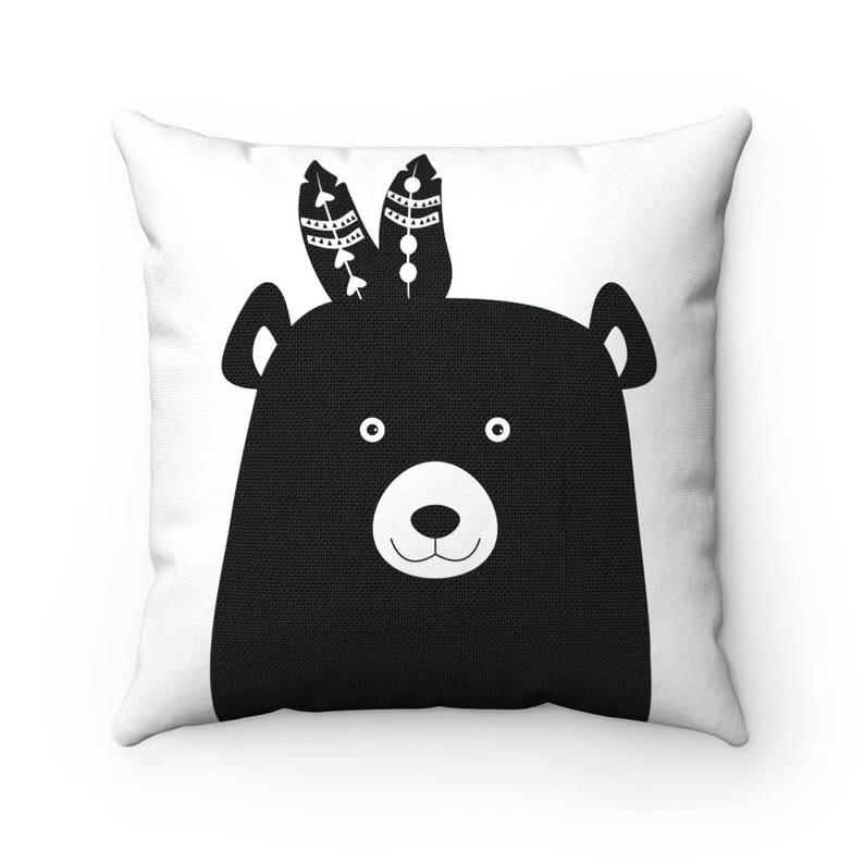 Black bear decor Nursery boy decor Bear nursery decor Etsy