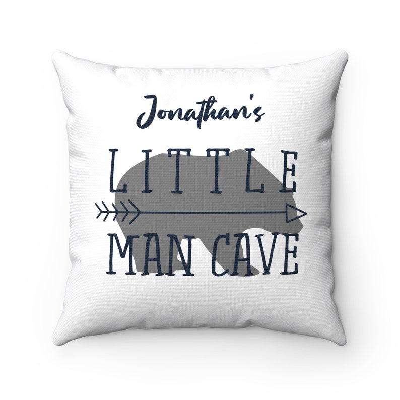 Little man cave Nursery pillow boy Baby Little man cave Nursery pillow boy Baby
