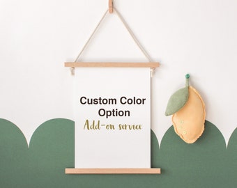 Opción de color personalizada, combinación de colores, impresión personalizada, decoración personalizada para niños, pedido personalizado