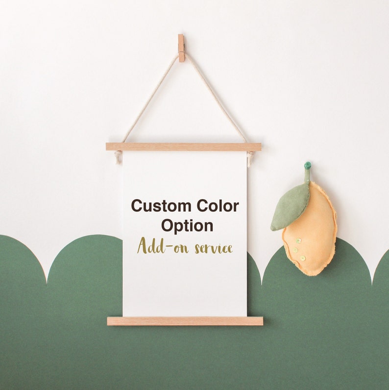 Custom Color Option, Color Match, Custom Print, Personalized Kids Decor, Custom Order image 1