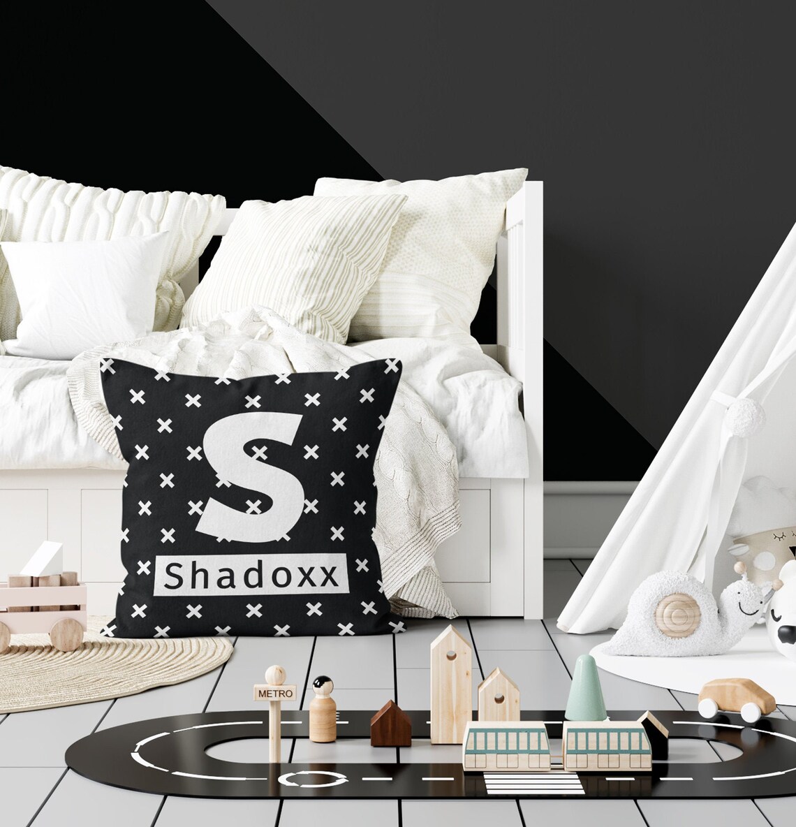 Toddler Boy Pillowcase Baby Room Pillow Nursery Decor Boy Etsy