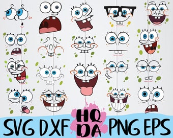 Download Spongebob svg | Etsy