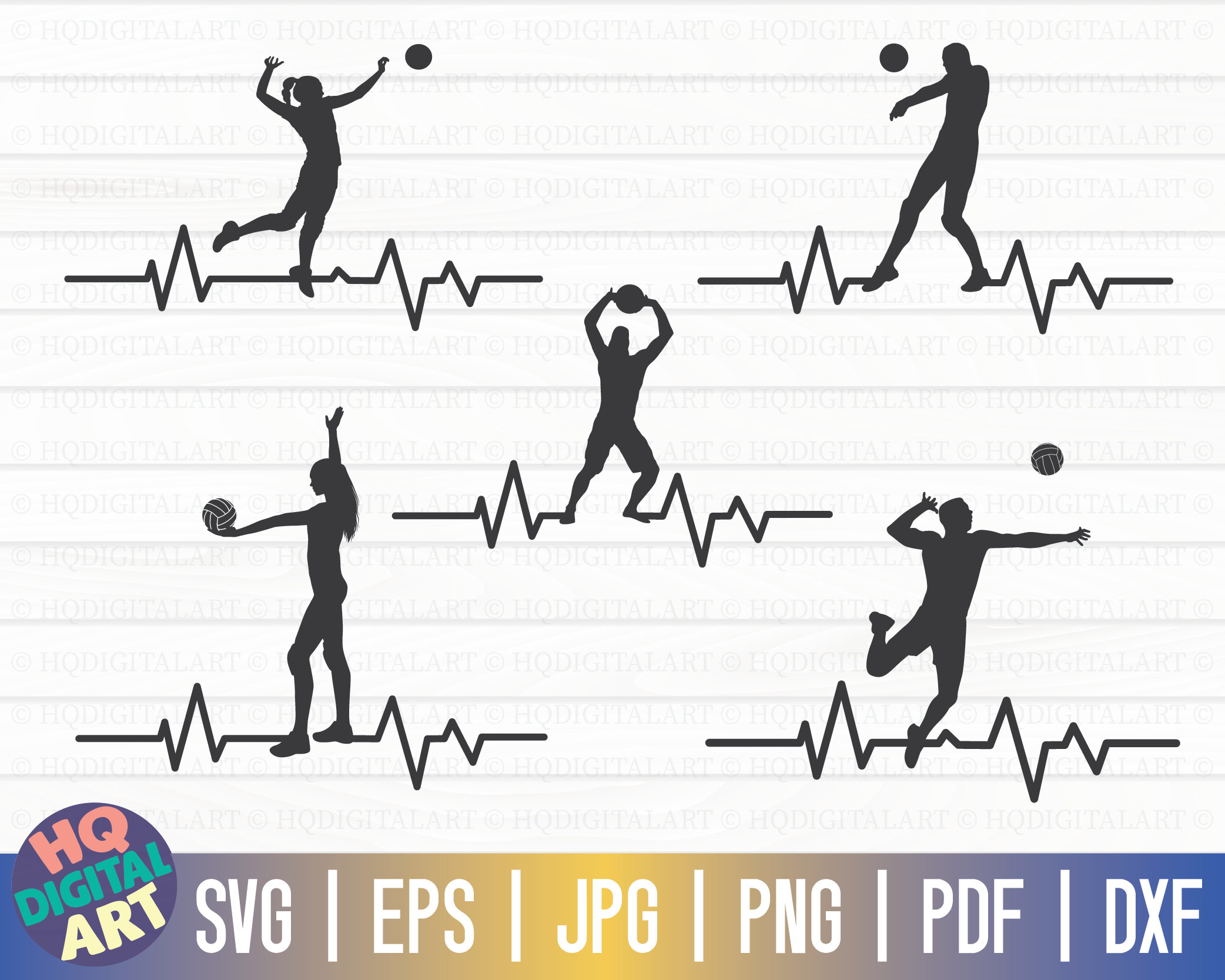 Maglietta Pallavolo Con Cuore Battito - Design Amoroso Per Appassionate Di Volley