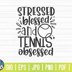 Tennis SVG Bundle TWO / Tennis T-shirt SVG / Tennis family svg / Cut File / clipart / printable / vector / commercial use image 5