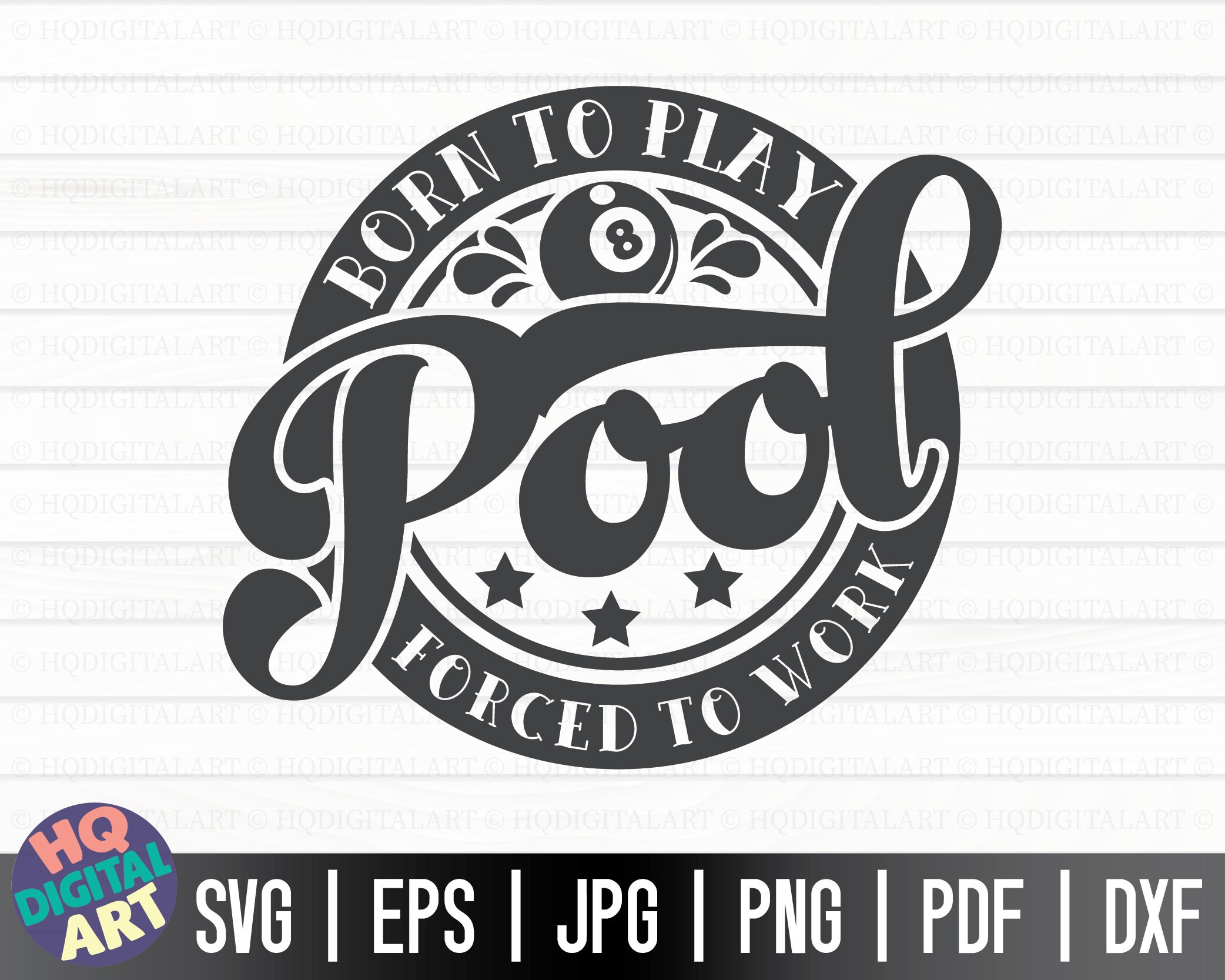 Pool SVG Bundle TWO / Pool Player SVG / Pool Lover Svg / Cut Files for ...
