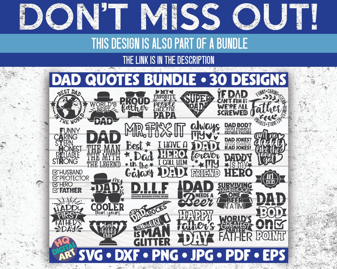 Vader Checklist Woordkunst SVG Vaderdag citaat SVG Bestand