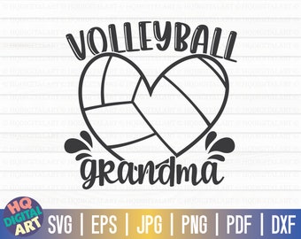 Volleyball grandma SVG / Volleyball SVG / Volleyball Family SVG / Cut File / clipart / printable / vector / commercial use /instant download