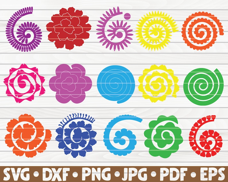 Ultimate List! 30+ Lovely Rolled Paper Flower Templates ...