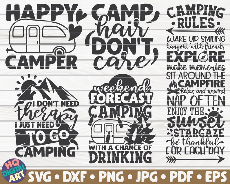 Free Free 310 Camping Svg Bundle SVG PNG EPS DXF File