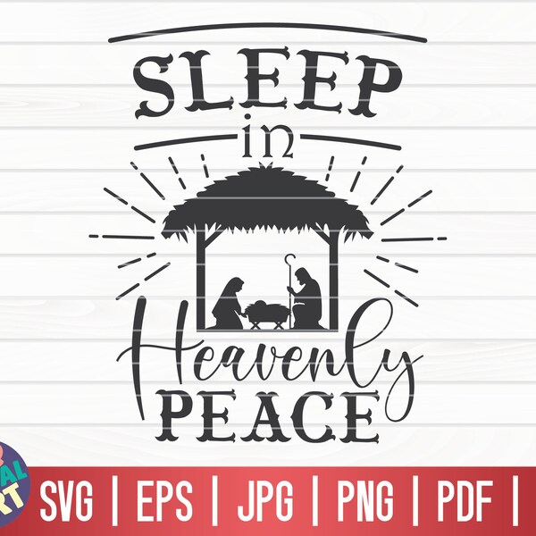 Sleep in Heavenly Peace Svg - Etsy