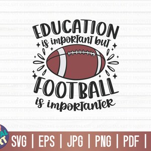 L'istruzione è importante SVG / Calcio SVG / Taglia File / clipart / stampabile / vettoriale / uso commerciale / download istantaneo