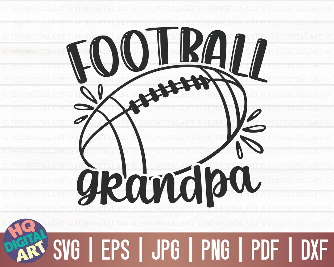 Football Grandpa SVG / Football SVG / Cut File / Clipart / - Etsy