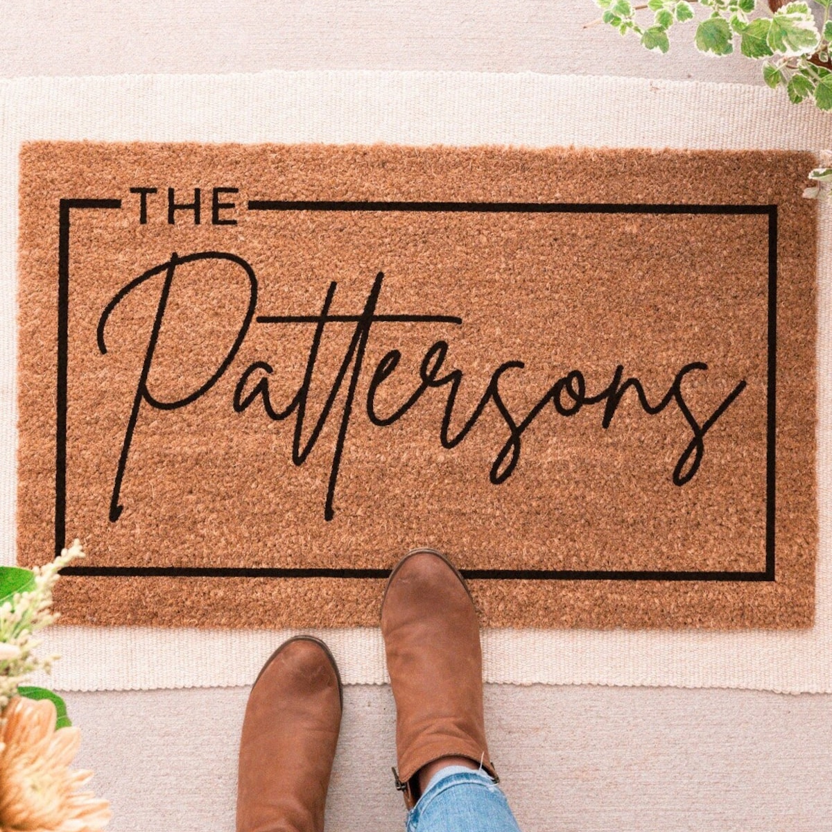 Custom Door Mat, Outdoor, Last Name Doormat, Front Door Decor, Housewarming Gift, Wedding Gift, Closing Gift, Personalized Welcome Doormat - Etsy