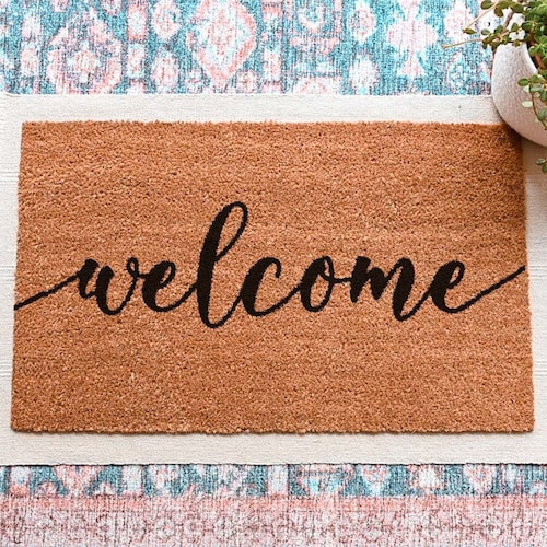 Personalized Doormat Last Name Doormat Custom Doormat Etsy